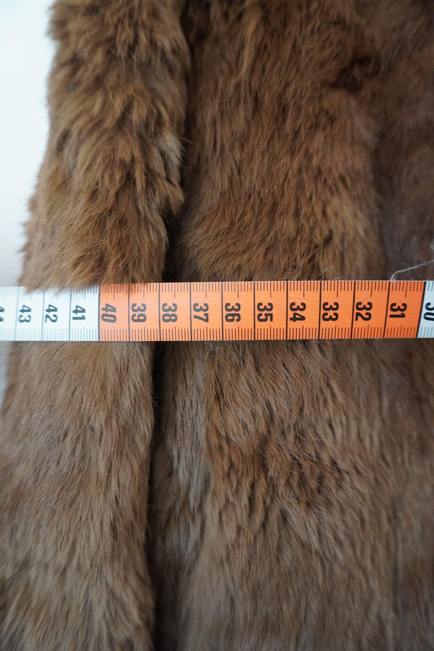 Manteau fourrure marron – Taille – L