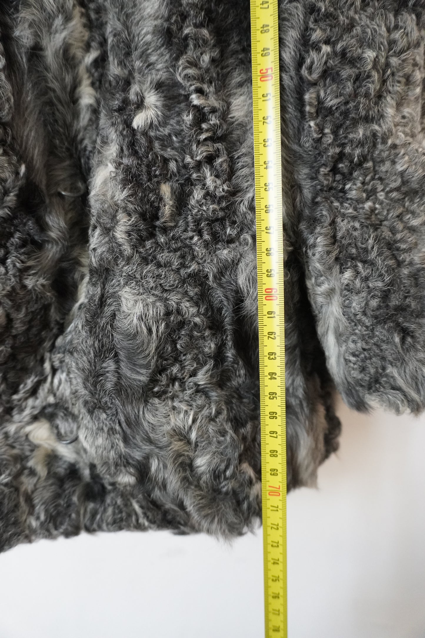 Manteau fourrure gris foncé Pelze – Taille – L