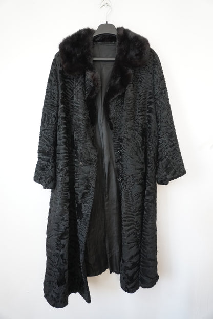 Manteau fourrure noir – Taille – M