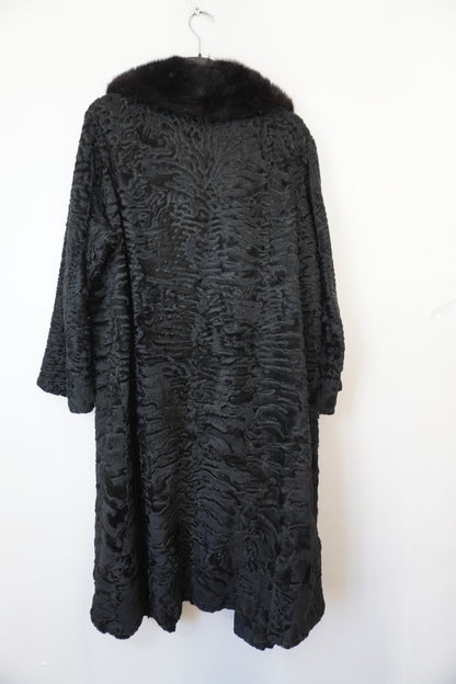 Manteau fourrure noir – Taille – M