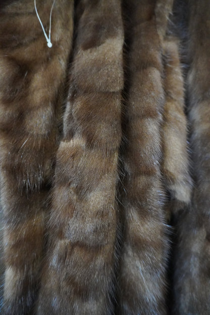 Manteau fourrure marron – Taille – L