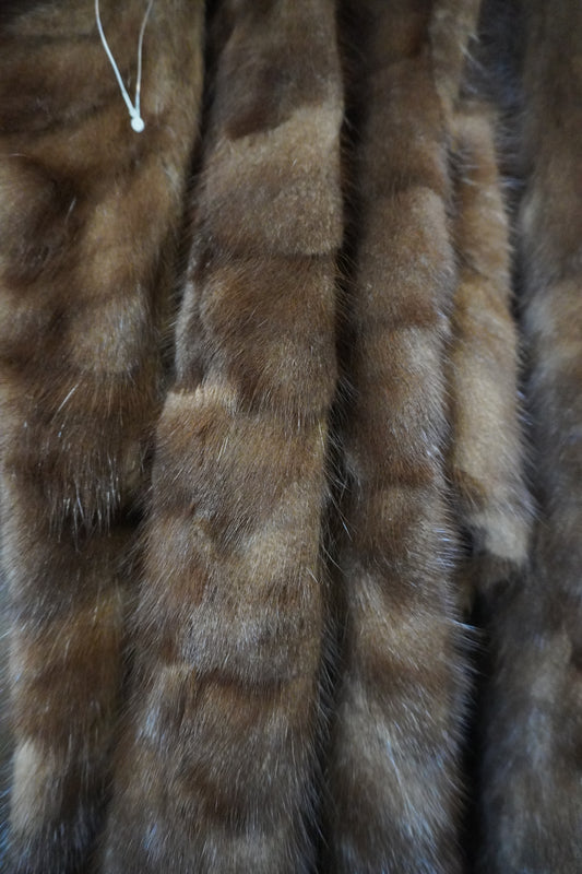 Manteau fourrure marron – Taille – L