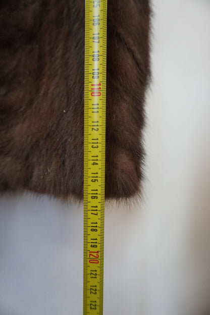 Manteau fourrure marron – Taille – L