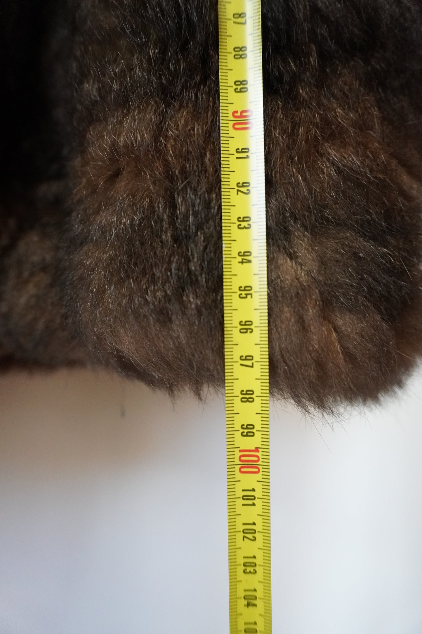 Manteau fourrure marron – Taille – L