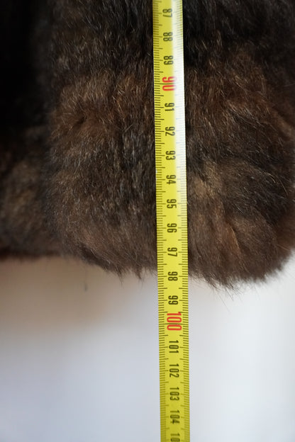 Manteau fourrure marron – Taille – L