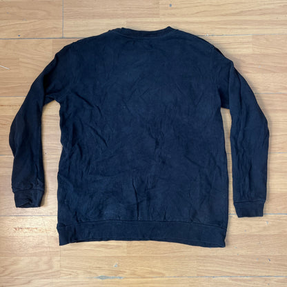Sweat noir Calvin Klein sans capuche – Taille L