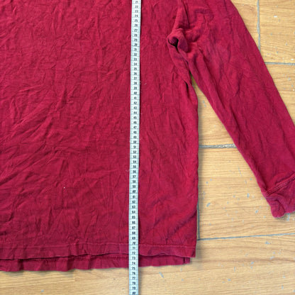 Polo manches longues rouge - Tommy Hilfiger - Taille XXL