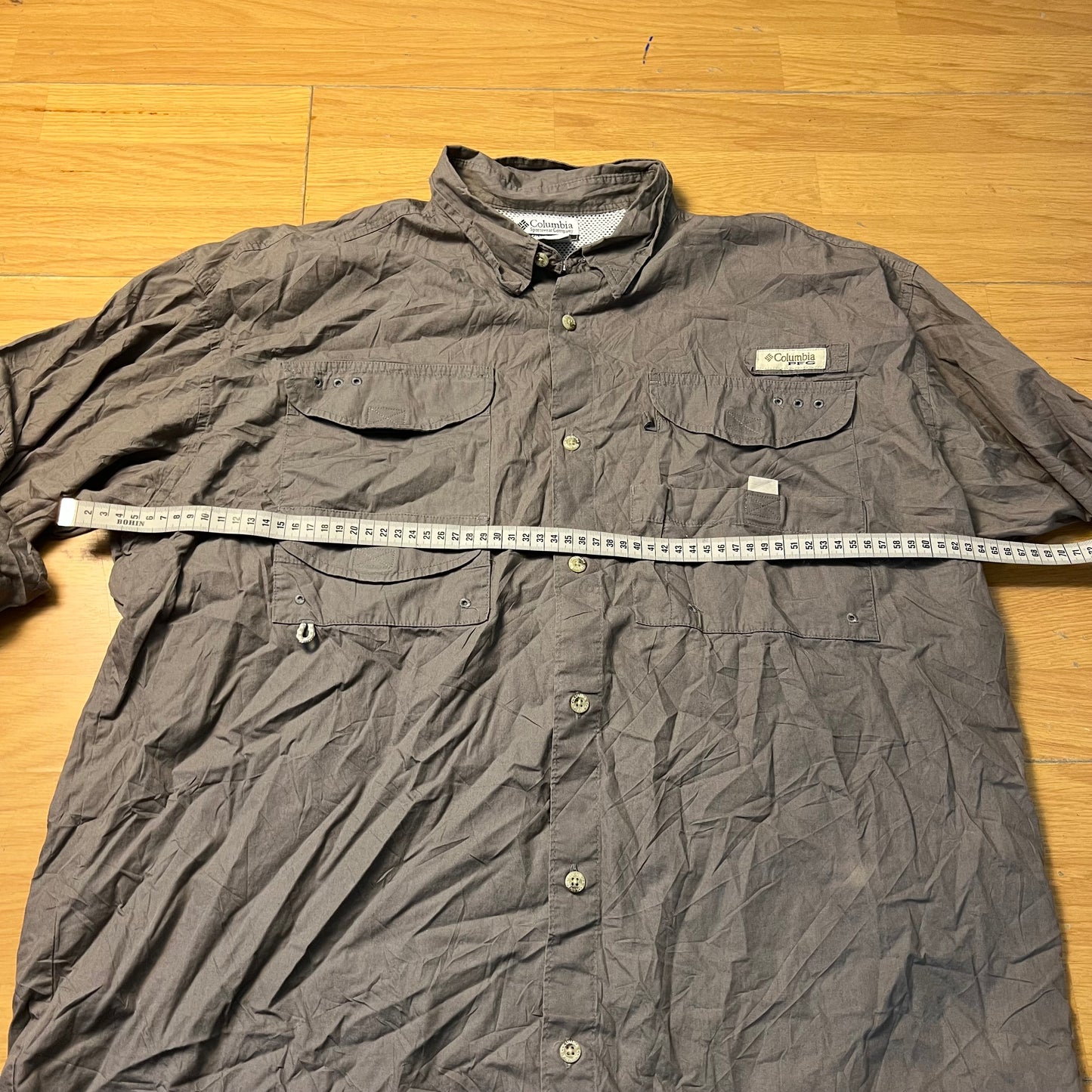 Chemise manches longues khaki - Columbia - Taille L