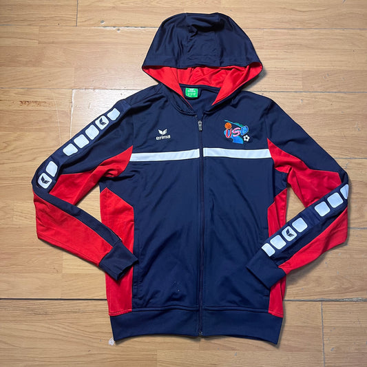 Veste de sport bleu et rouge - Erima - Taille M