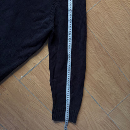 Pull zippé noir - Ralph Lauren - Taille XXL