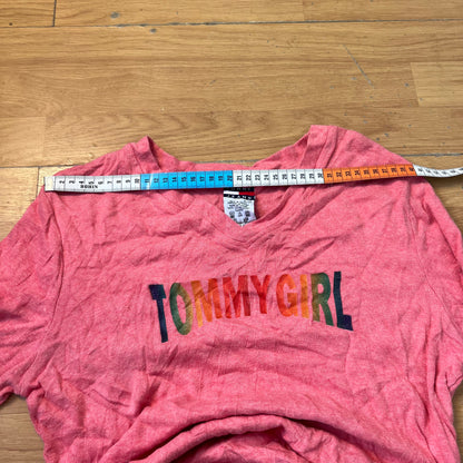 T-shirt manches longues rose - Tommy Hilfiger - Taille XL (enfant)