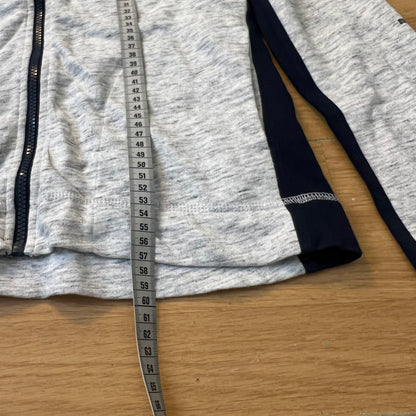 Sweat zippé gris et bleu - Tommy Hilfiger - Taille M