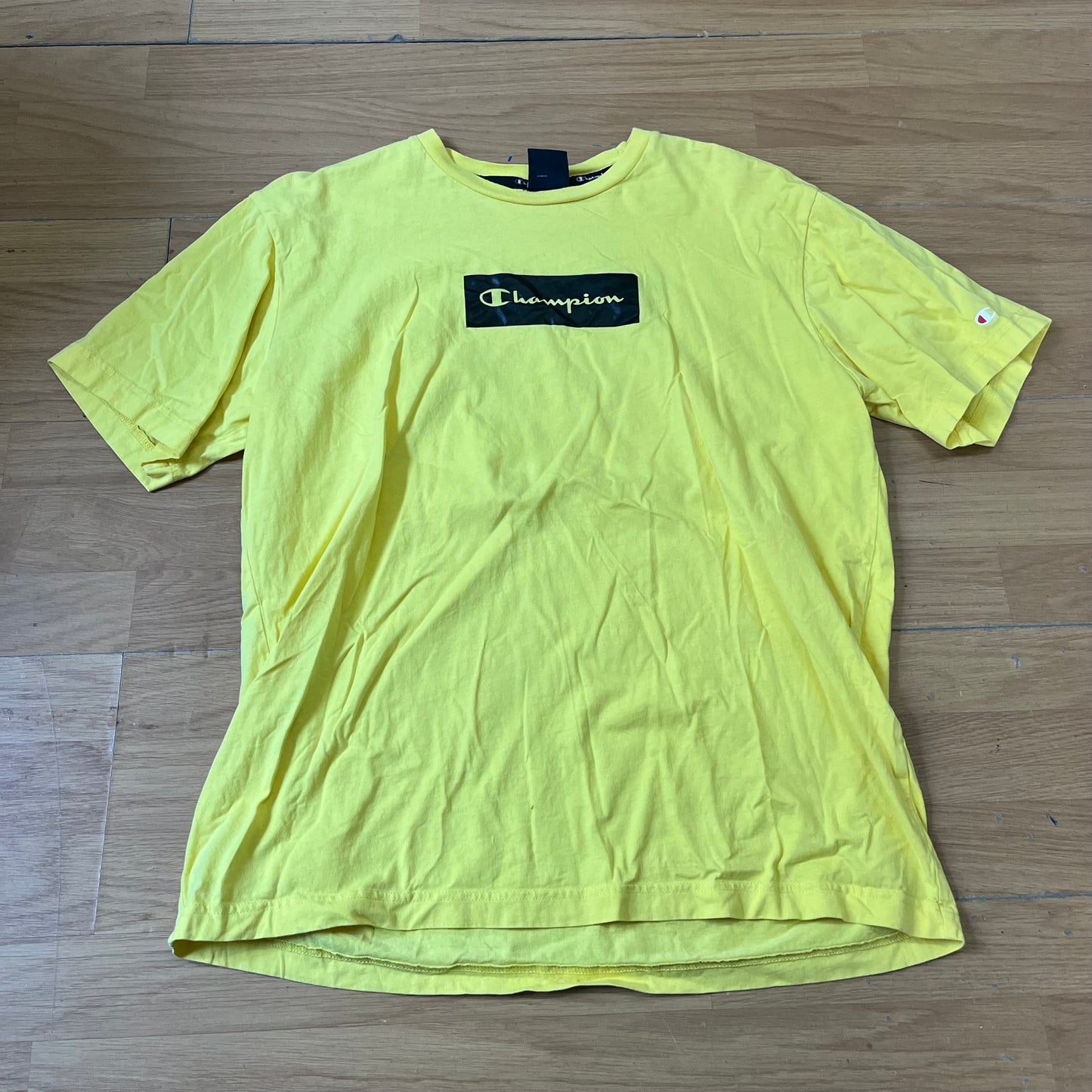 T-shirt champion jaune – Taille XL