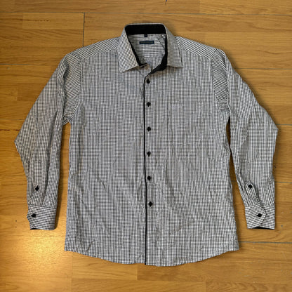 Chemise à carreaux noir & blanc Polo Taille 43