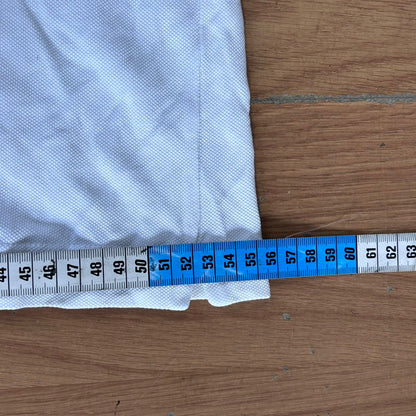Polo Kappa – Taille M (coton, blanc)