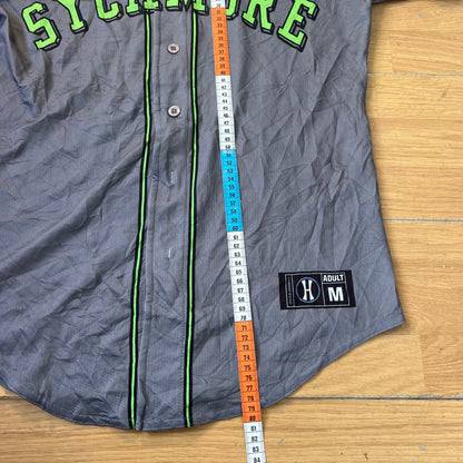T-shirt baseball gris et vert - Sycamore - Taille M