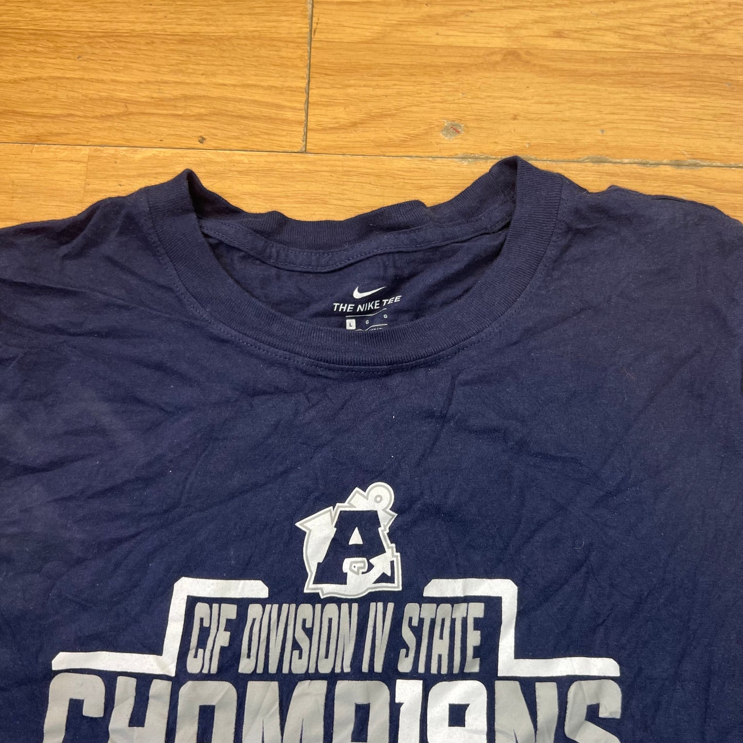 T-shirt bleu foncé - Nike - Taille L