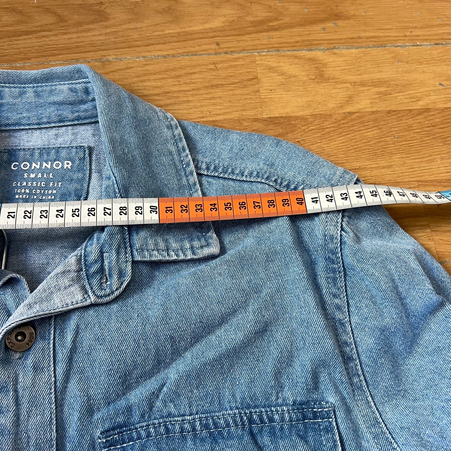 Chemise/veste en jean bleu clair - Taille S