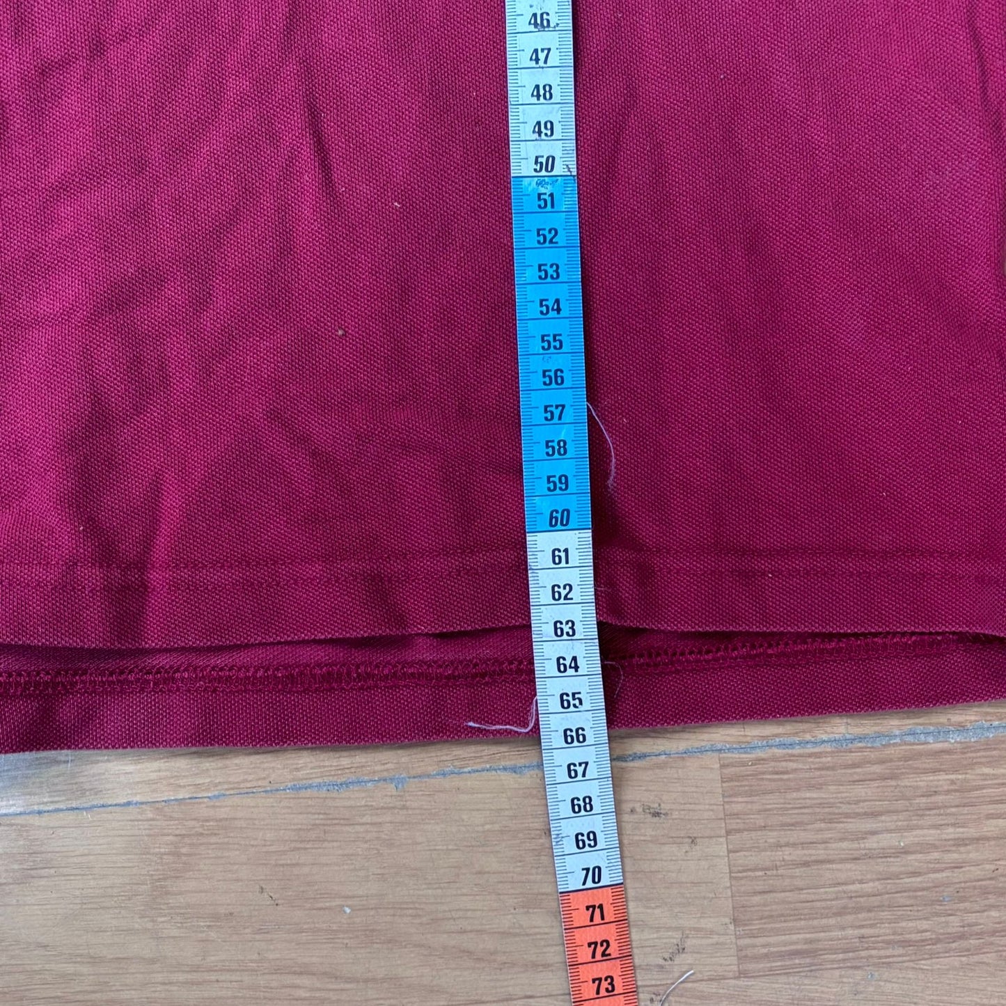 Polo Tommy Hilfiger – Taille XL (coton, bordeaux)