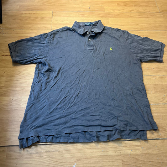 Polo gris - Ralph Lauren - Taille XL Tall