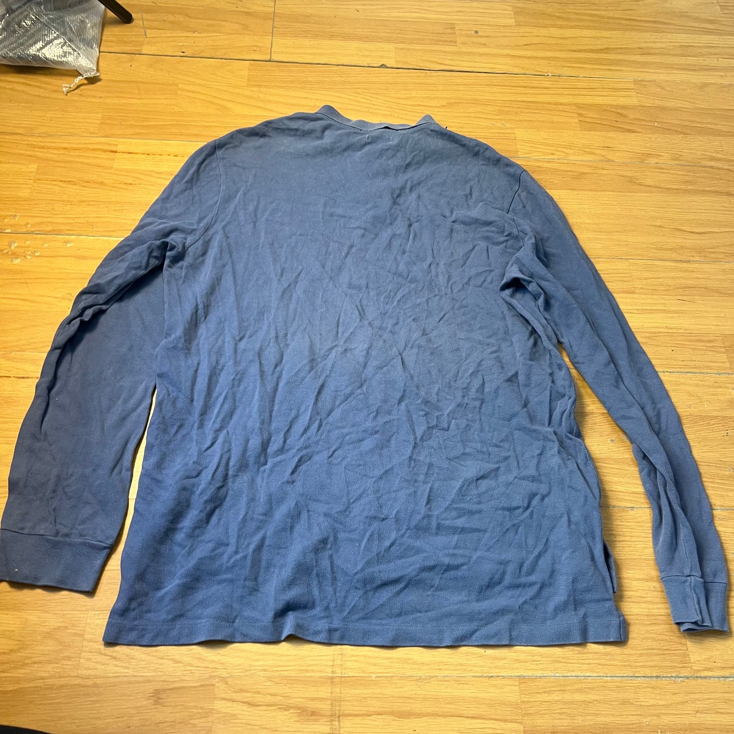 Polo manches longues bleu - Ralph Lauren - Taille XL