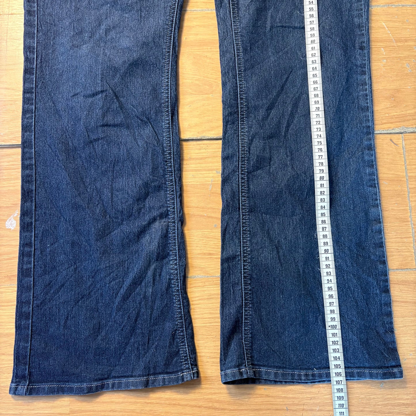 Jean bleu brut Mid rise Bootcut - Lee Riders - Taille XL