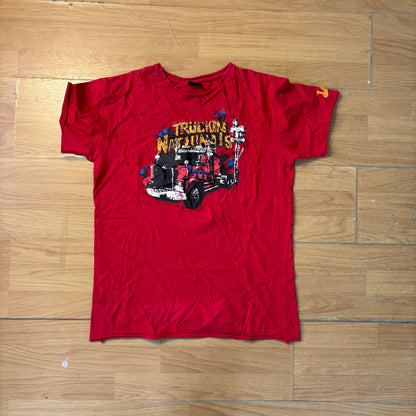 T-shirt rouge imprimé camion - Lee - Taille XL