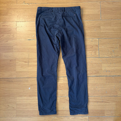 Pantalon chino bleu - Tommy Hilfiger - Taille 12 (L)