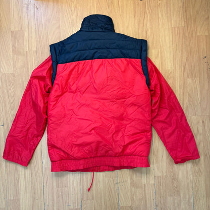 Veste puffer rouge avec manches coupe-vent - Fila - Taille XL/XXL