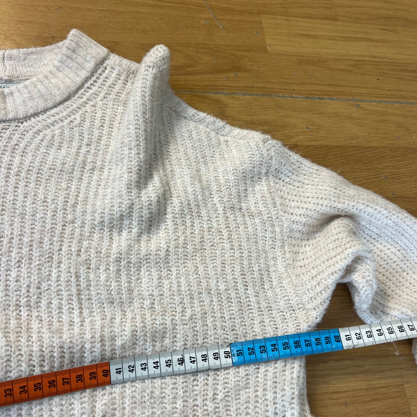 Pull crème oversize - American Eagle - Taille S