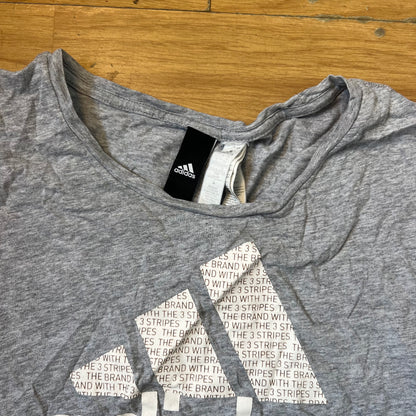 T-shirt gris - Adidas (femme) - Taille XS