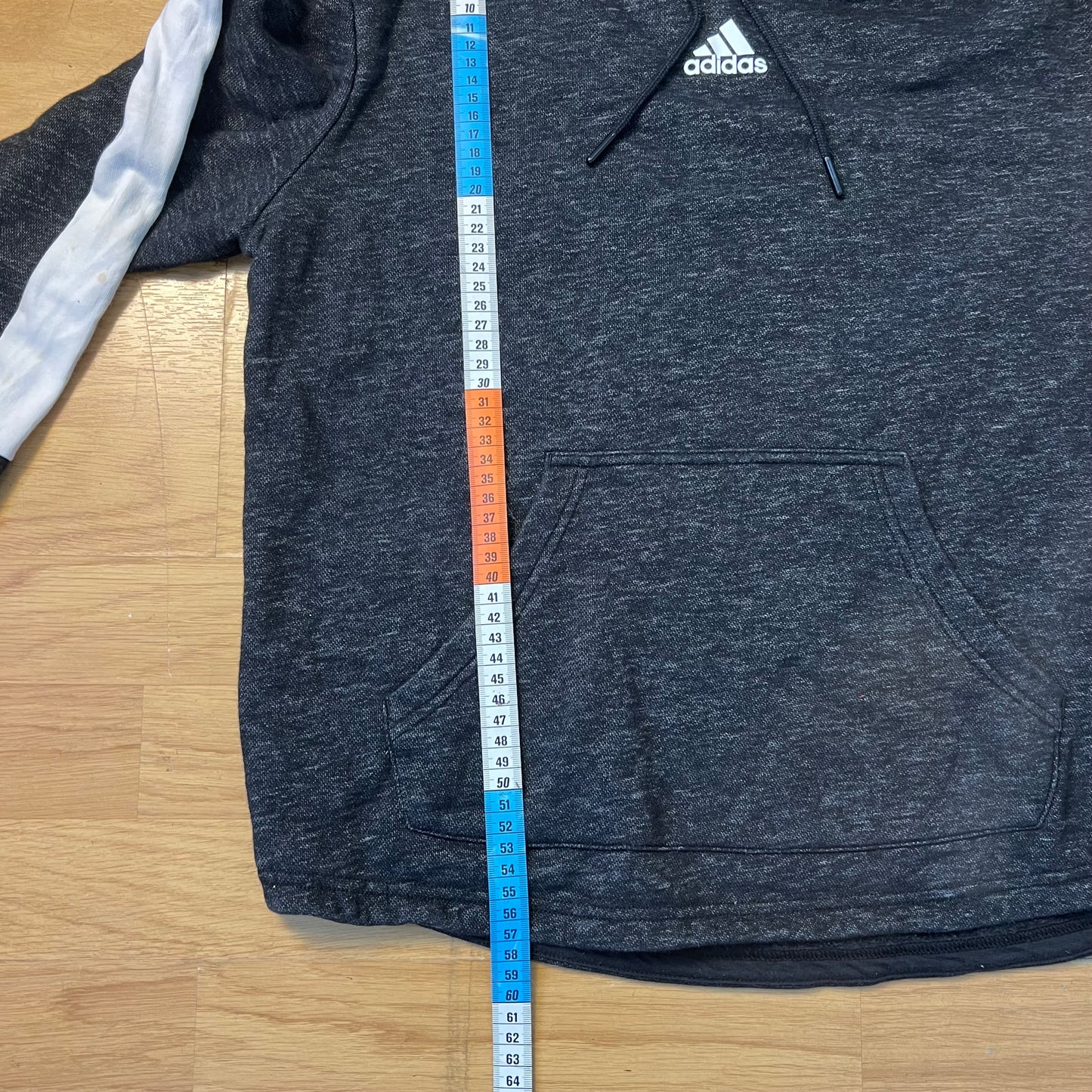 Sweat à capuche gris foncé - Adidas - Taille M