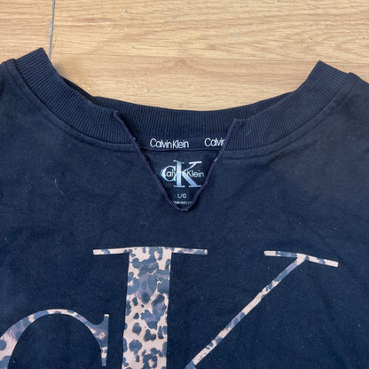 Sweat noir - Calvin Klein - Taille L