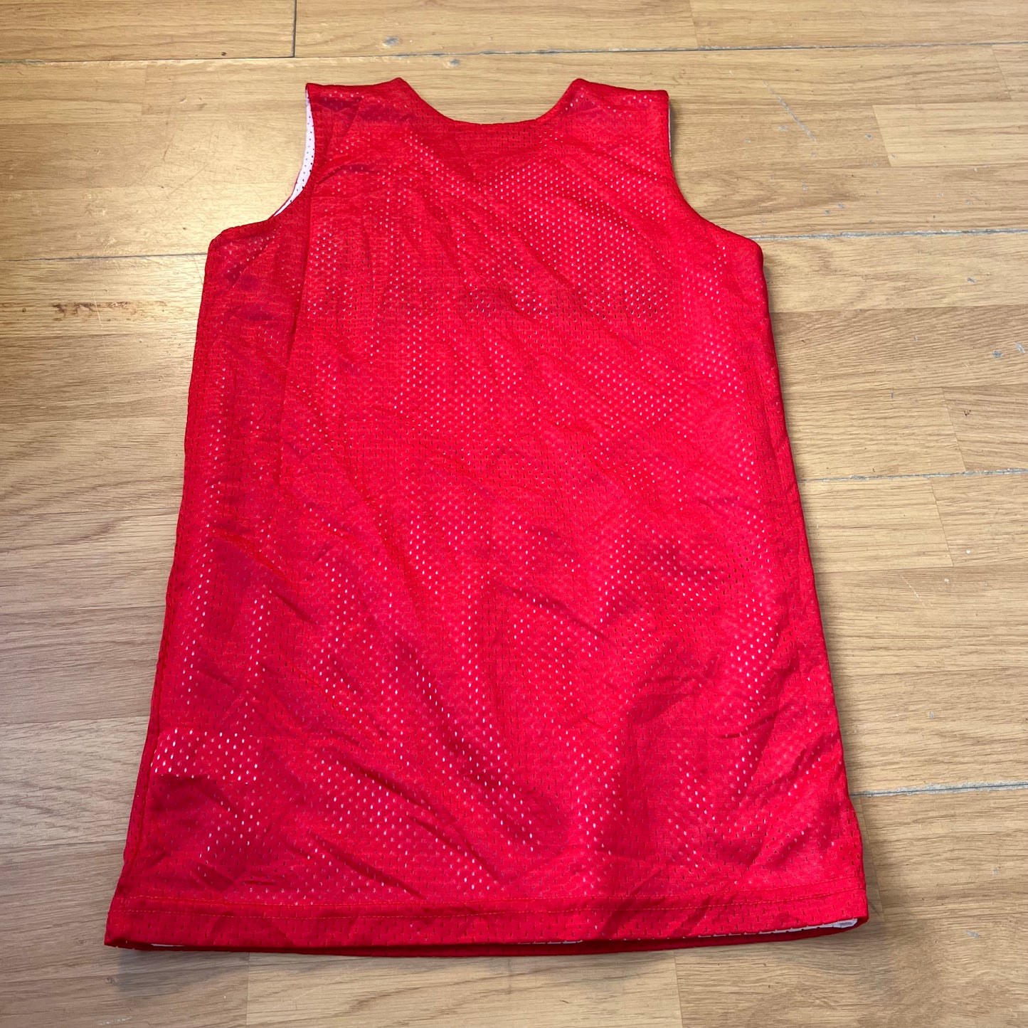 Débardeur réversible style basketball rouge et blanc - Taille S