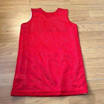 Débardeur réversible style basketball rouge et blanc - Taille S