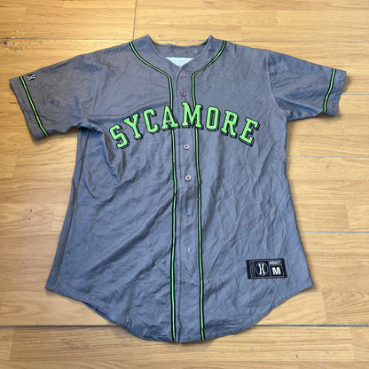 T-shirt baseball gris et vert - Sycamore - Taille M