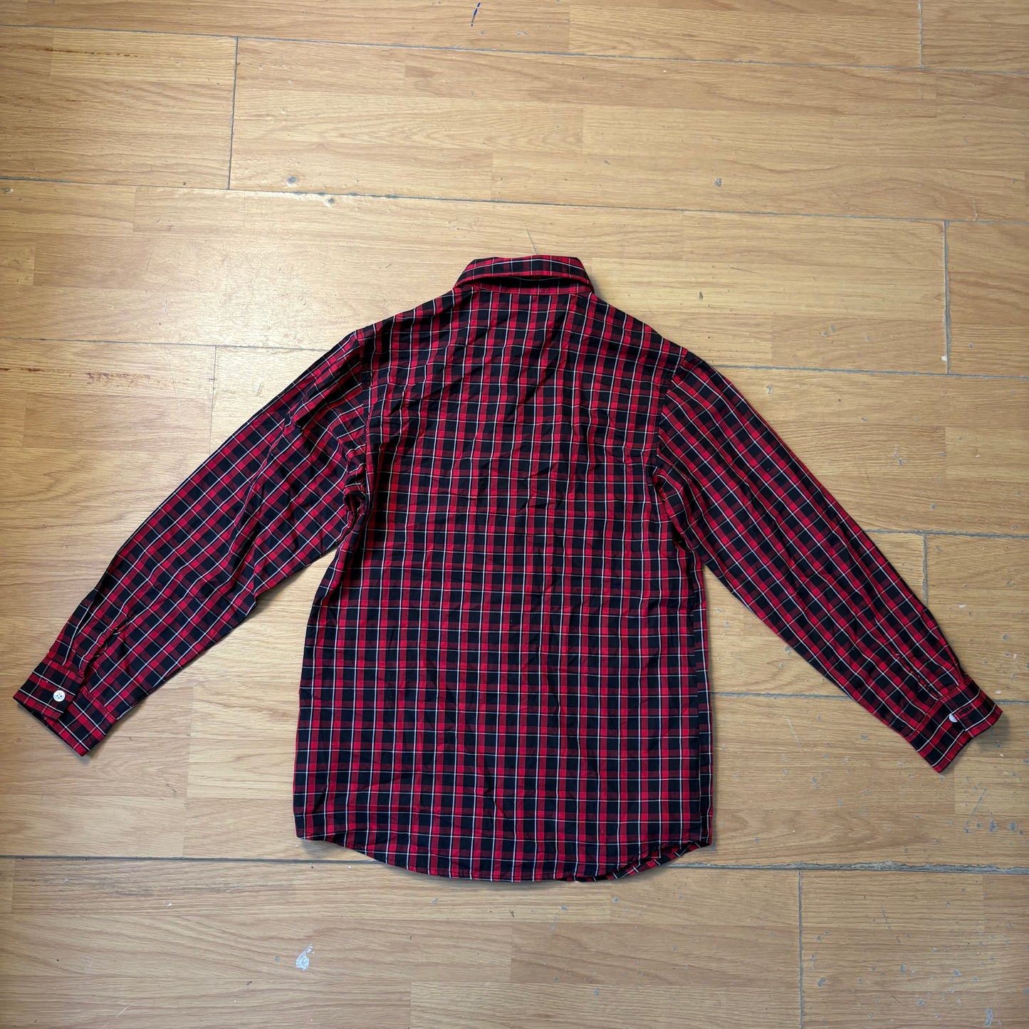 Chemise à carreaux rouges et noirs - Izod - Taille 14/16 ans