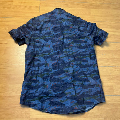 Chemise manches courtes denim camouflage - American Rag - Taille M