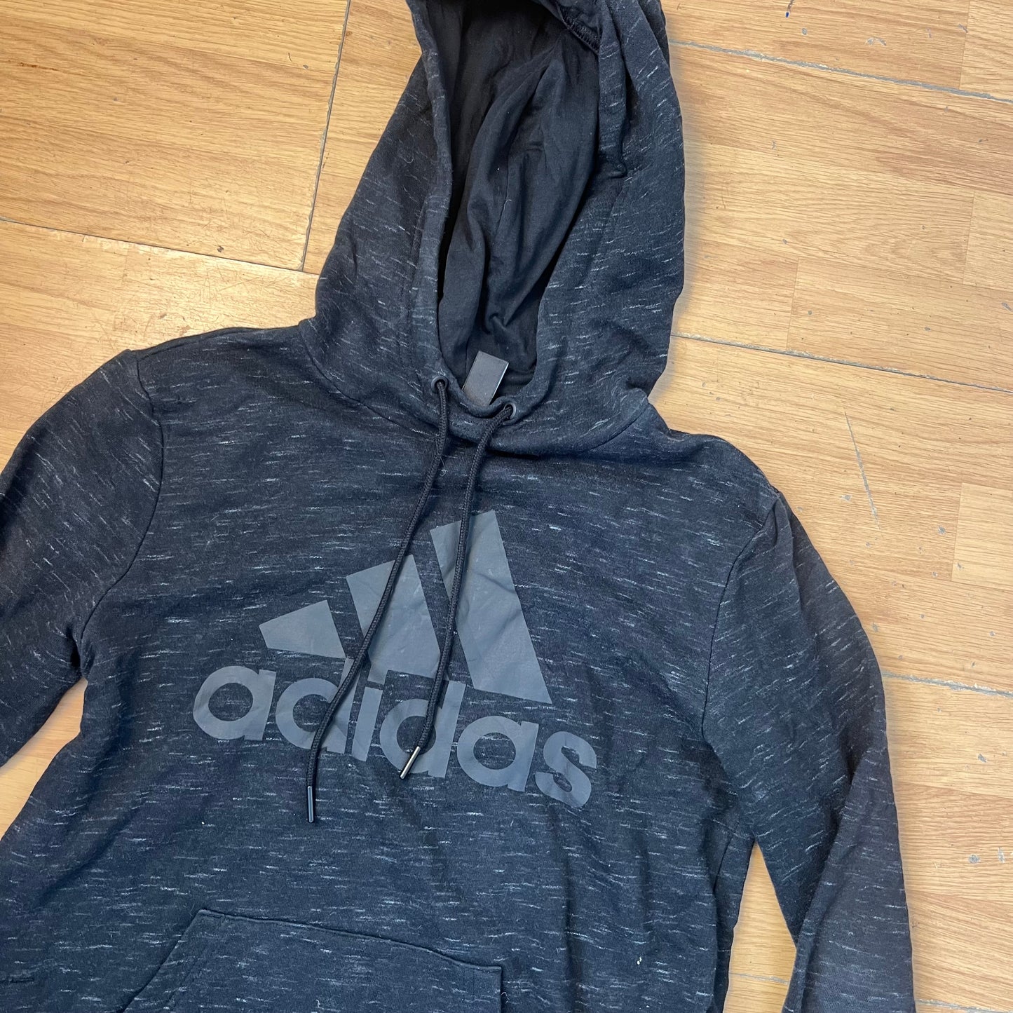 Sweat à capuche gris foncé - Adidas - Taille XS