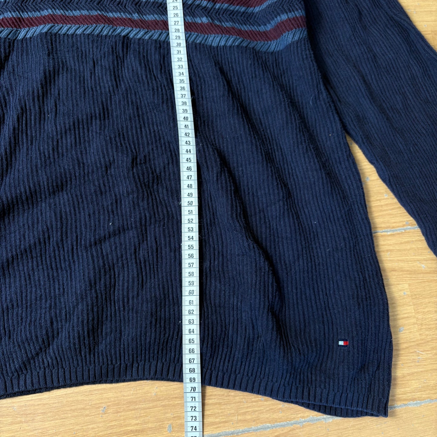 Pull en maille bleu - Tommy Hilfiger - Taille XXL