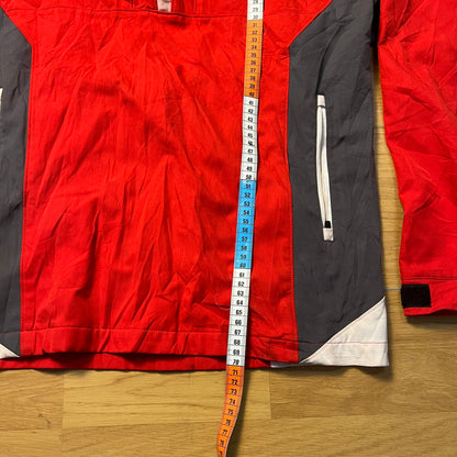 Veste à demi-zip rouge et gris - Taille L