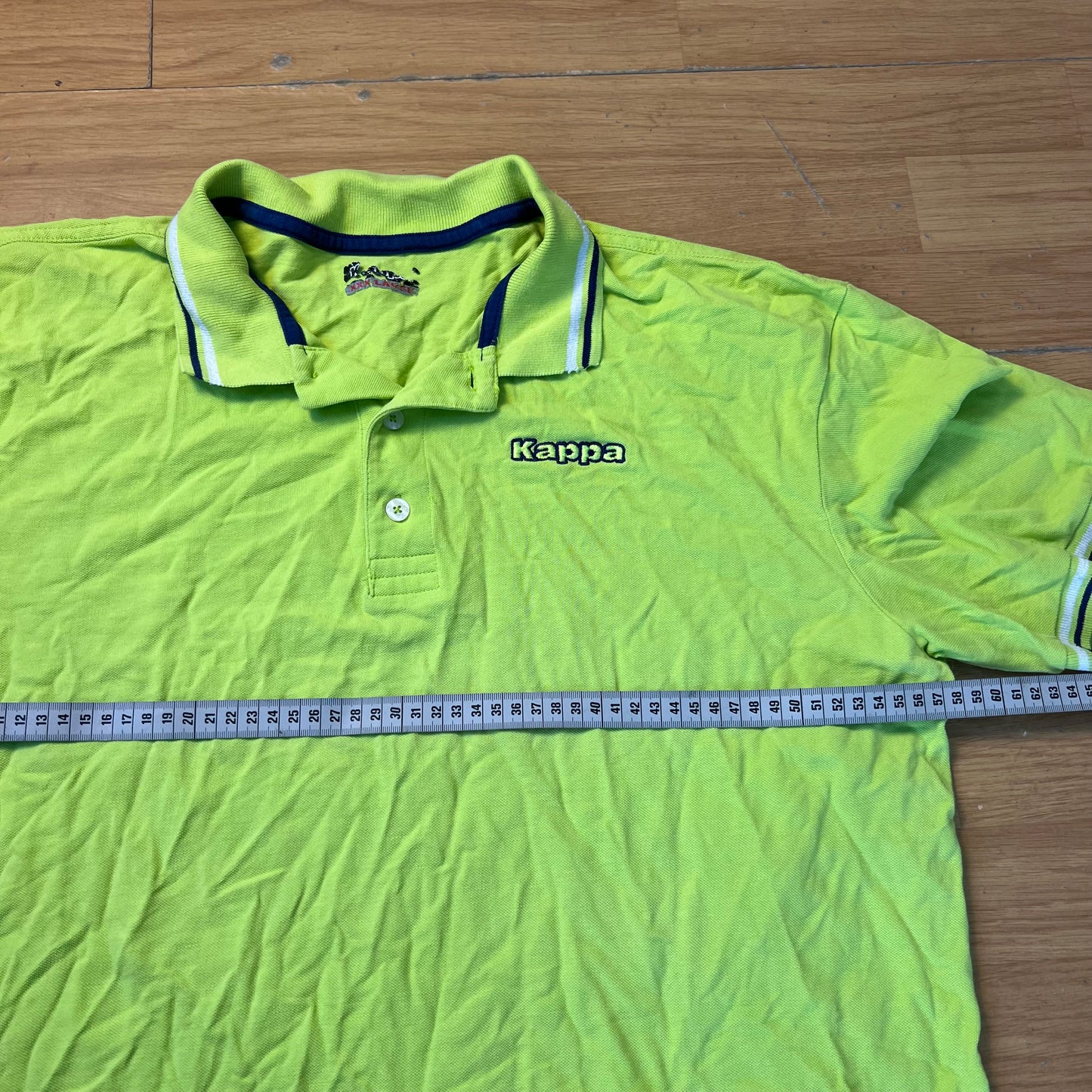 Polo vert fluo - Kappa - Taille XXL