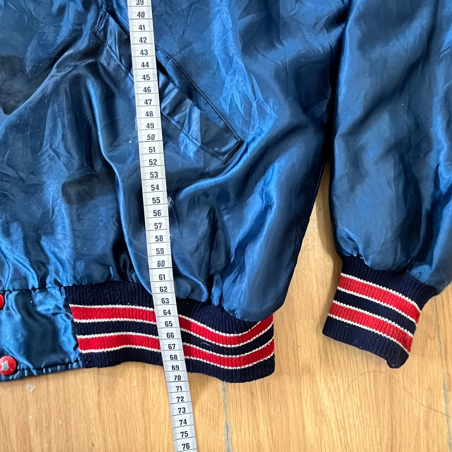 Bomber DeLong bleu foncé – Taille L