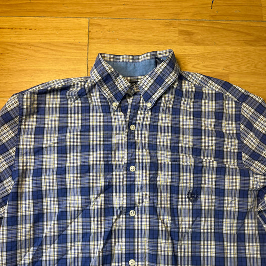 Chemise à carreaux bleu - Chaps - Taille L