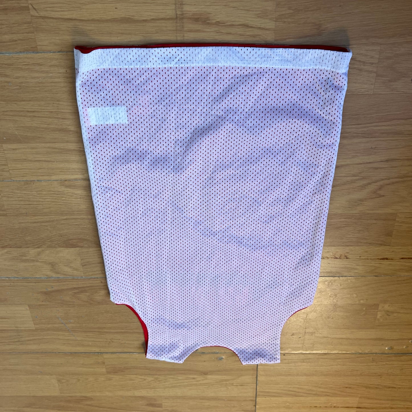 Débardeur réversible style basketball rouge et blanc - Taille S