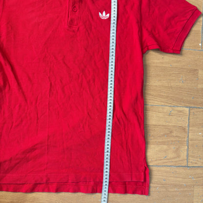Polo rouge - Adidas - Taille S