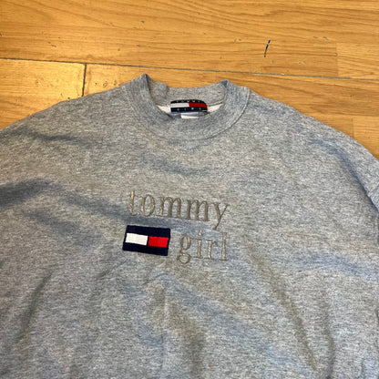 Sweat gris sans capuche - Tommy Hilfiger - Taille L/XL