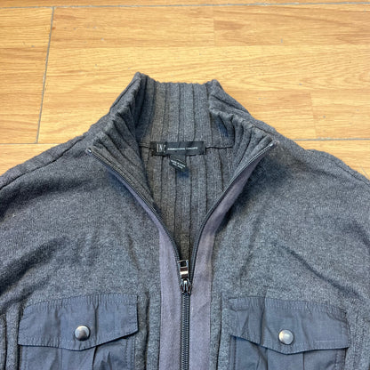 Pull zippé style grunge - International Concepts - Taille M