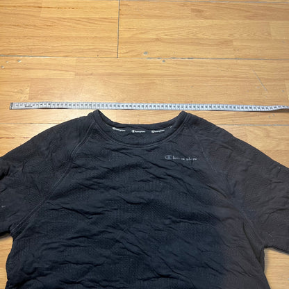 Sweat noir sans capuche - Champion - Taille M