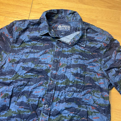 Chemise manches courtes denim camouflage - American Rag - Taille M